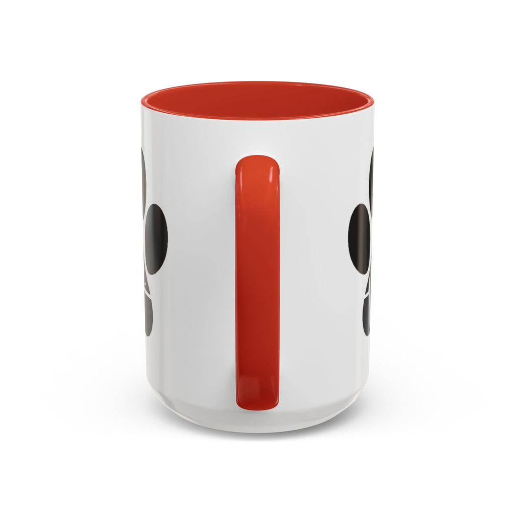 Dog Paw Heartbeat Coffee Mug — Pet Lover Accent Mug (11/15oz)