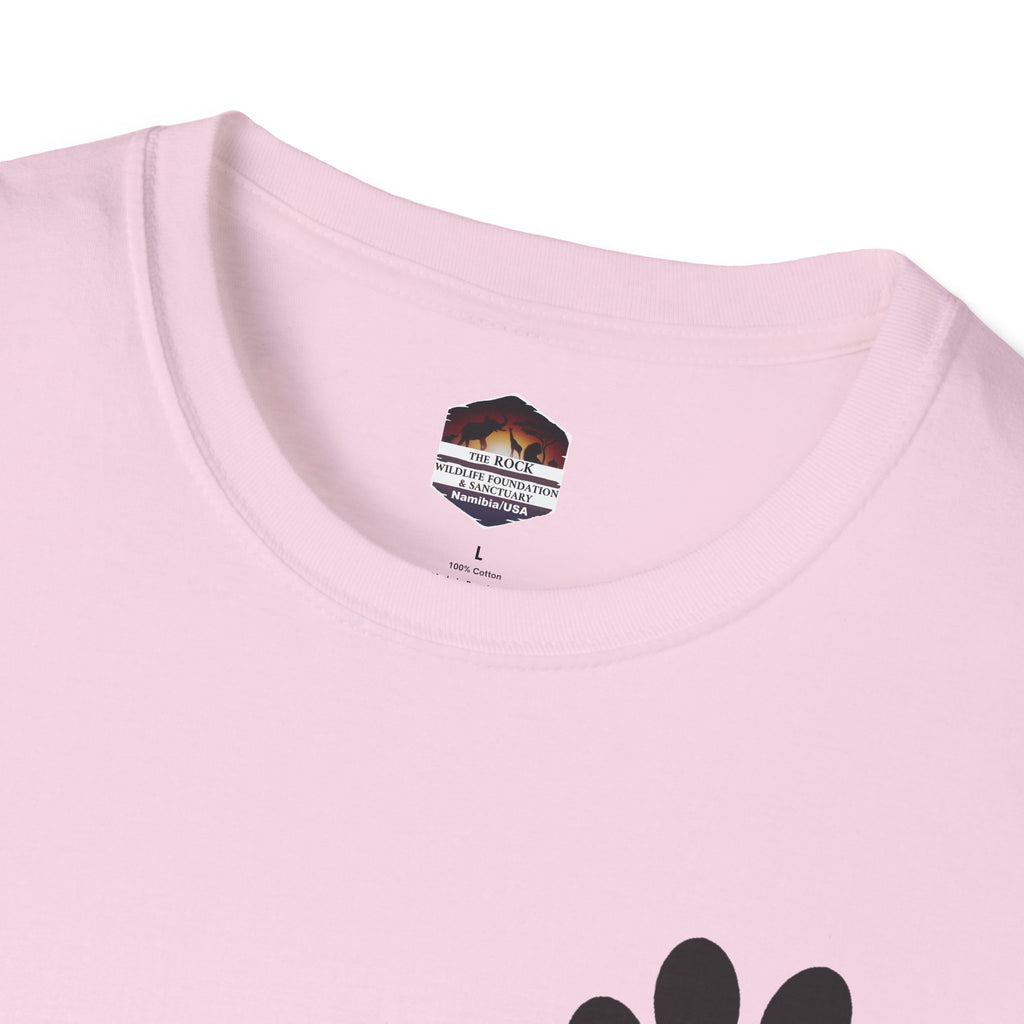 T-Shirt — Paw & Heartbeat EKG Design (Pet Lover Tee)
