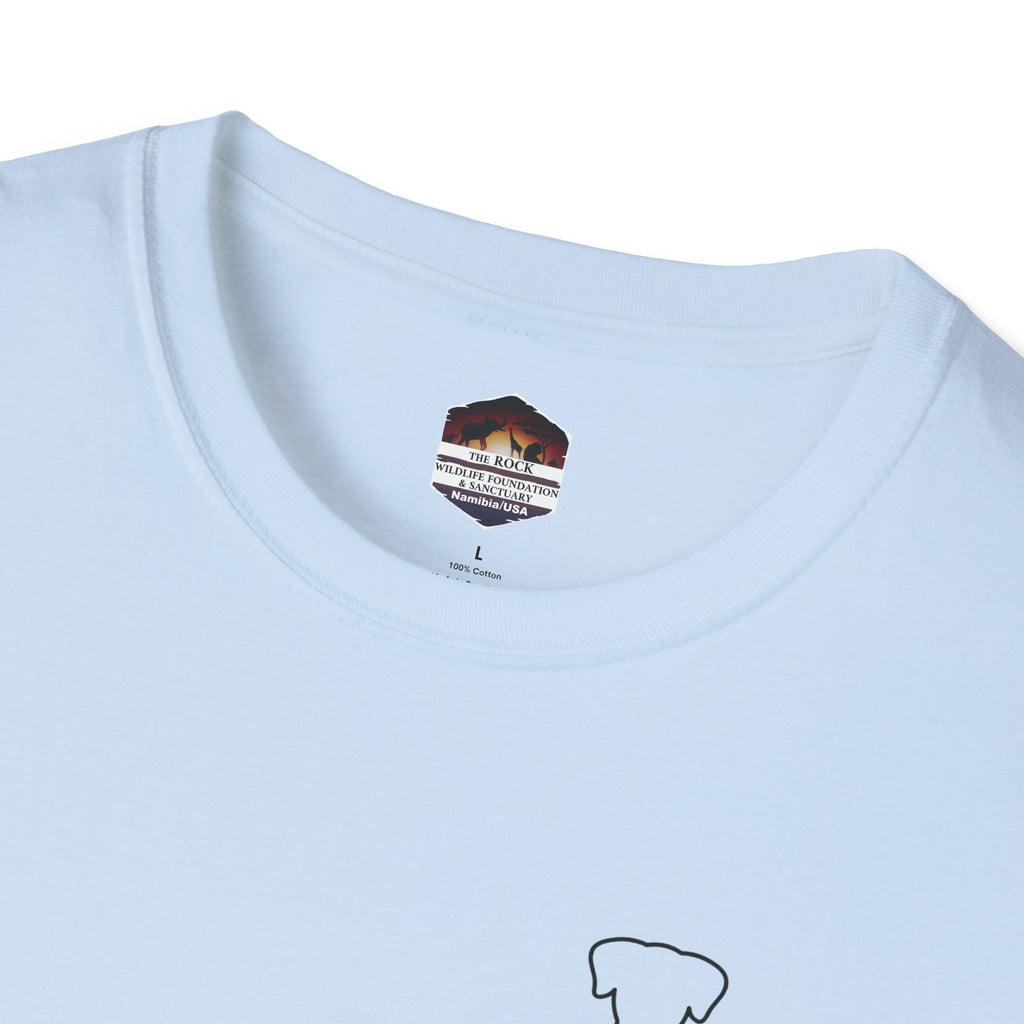 Dog and Cat Outline Tee — Minimal Pet Silhouette T-Shirt