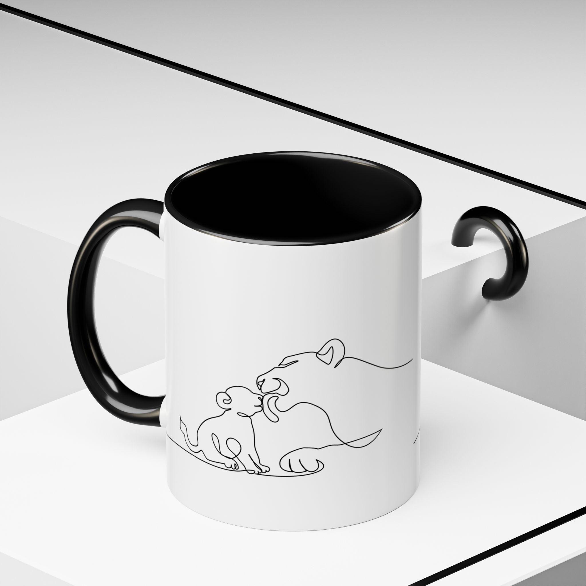 Lioness and Cub Mug