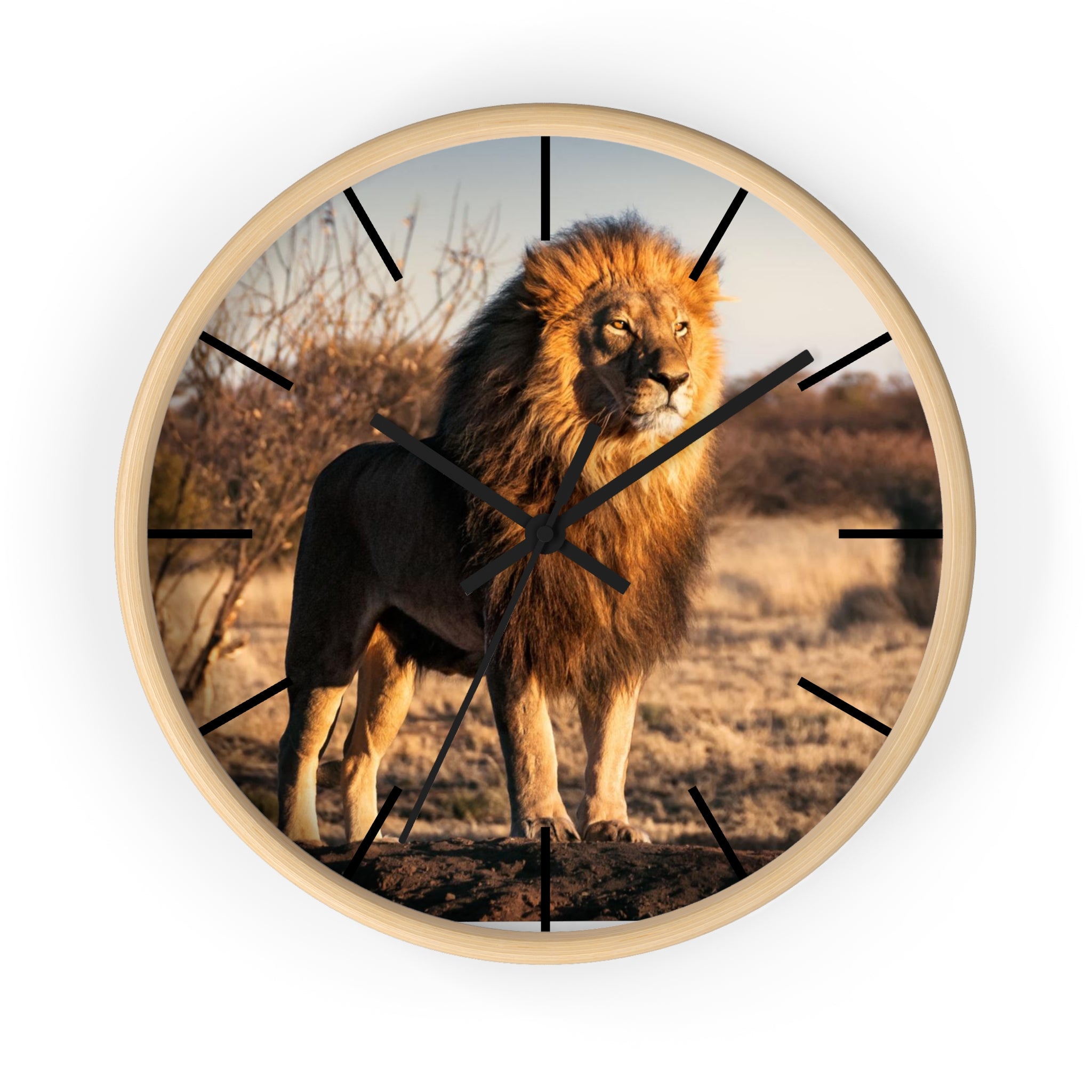 Lion Wall Clock