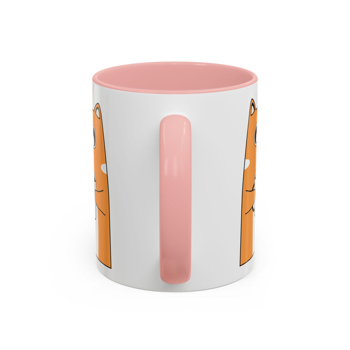 Sleepy Cat Accent Mug — 11/15oz Coffee Cup with Cat Design