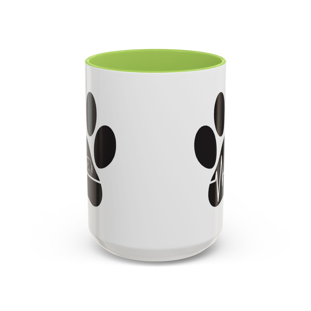 Elephant Paw Coffee Mug — Animal Rescue Heartbeat Accent Mug