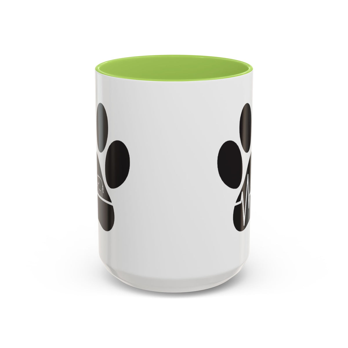 Elephant Paw Coffee Mug — Animal Rescue Heartbeat Accent Mug