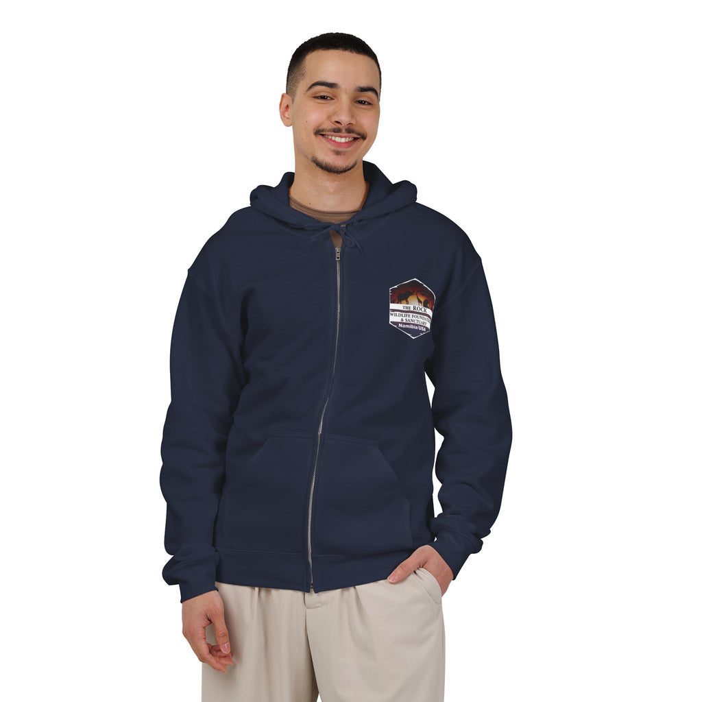 Wildlife Volunteer Zip Hoodie — Animal Rescue Crew Full-Zip Sweatshirt