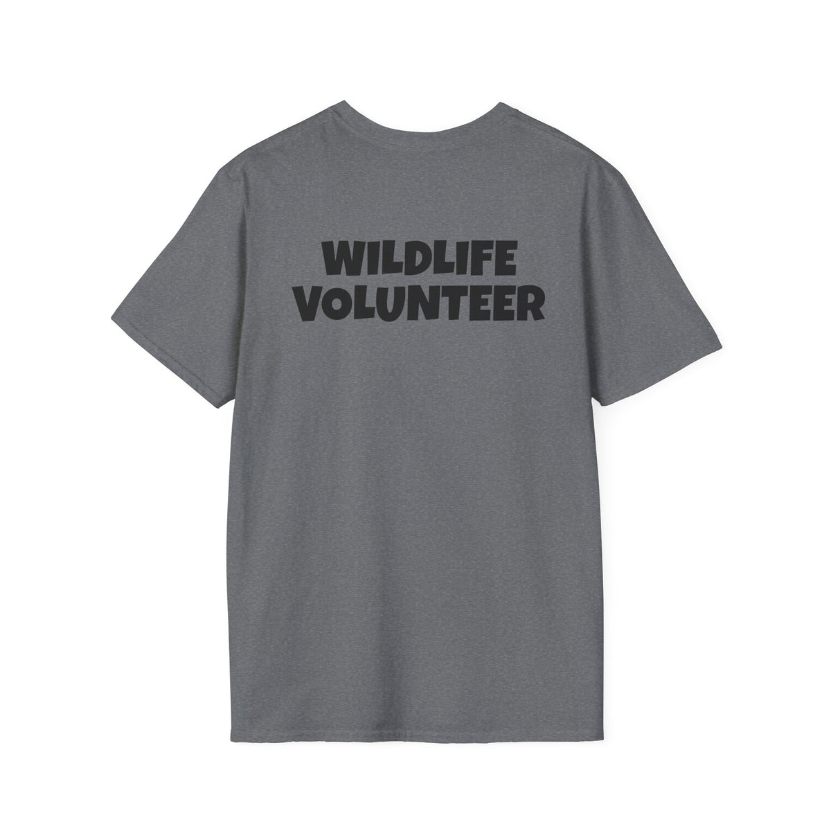 Wildlife Volunteer T-Shirt — Nature Rescue Pocket Logo Tee
