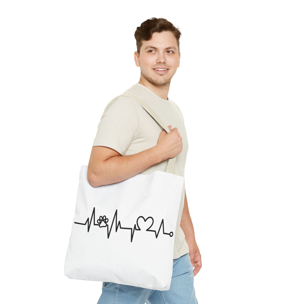 Animal ECG Tote Bag