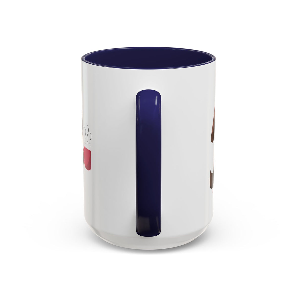 Cute Coffee Dog Mug — Adorable Puppy Holding Coffee Accent Mug (11/15 oz)
