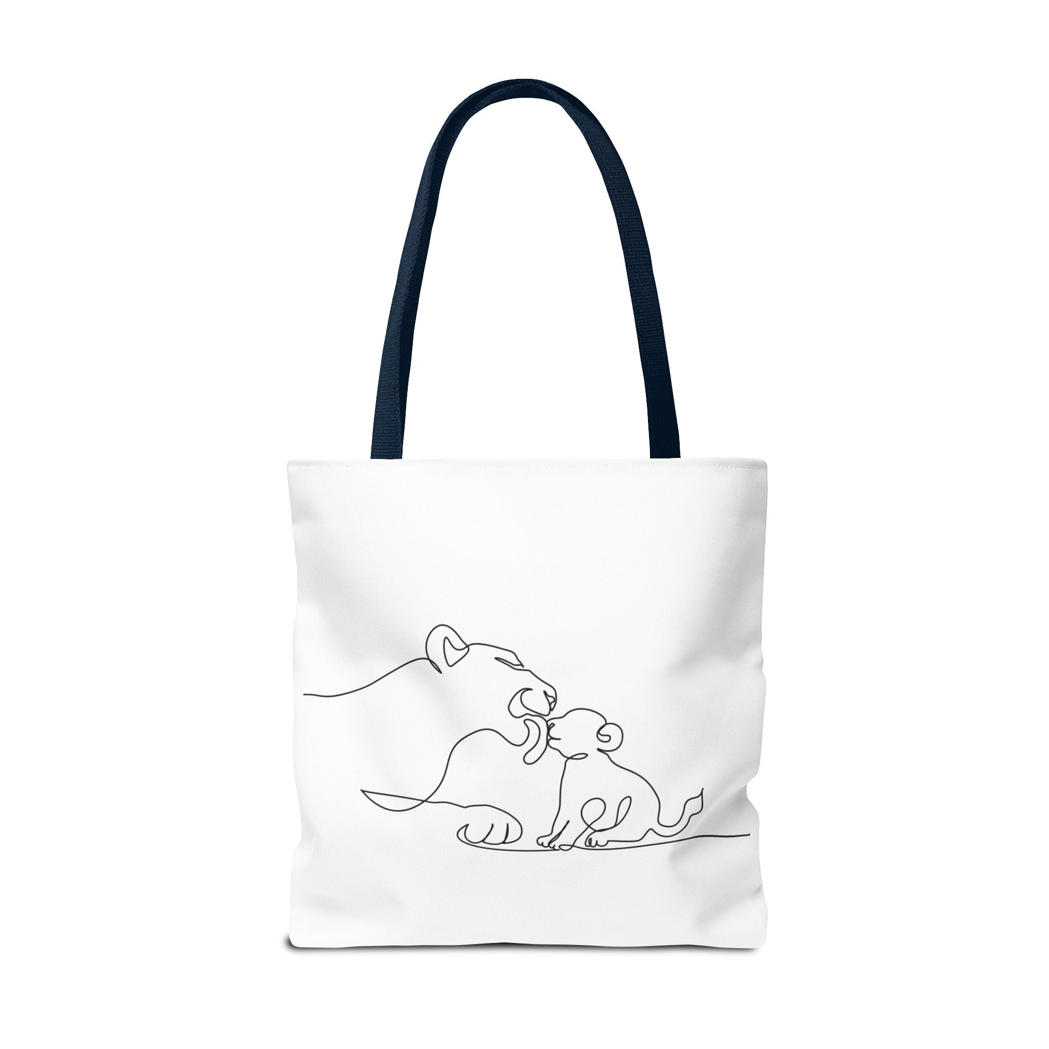 Lioness and Cub Tote Bag