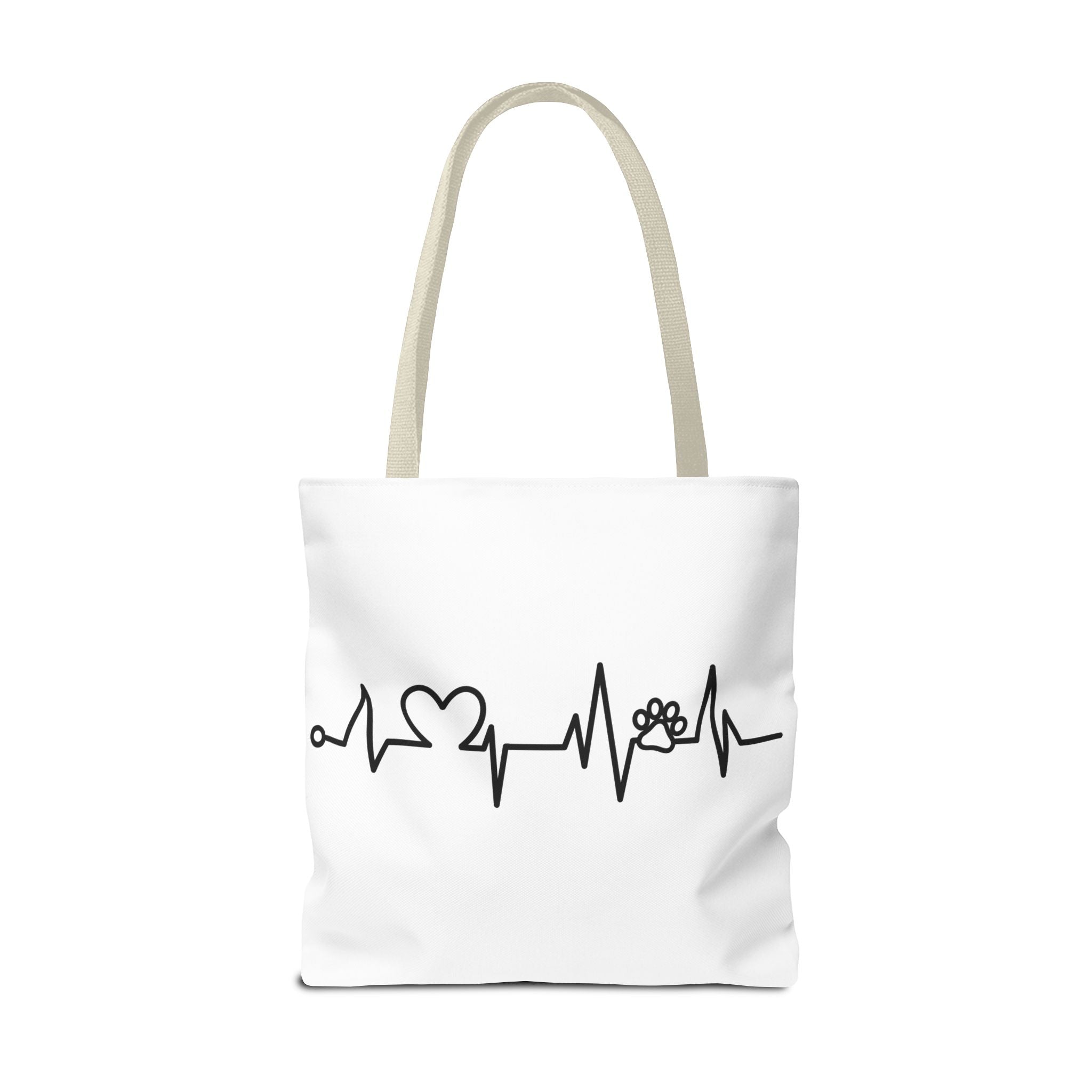 Animal ECG Tote Bag