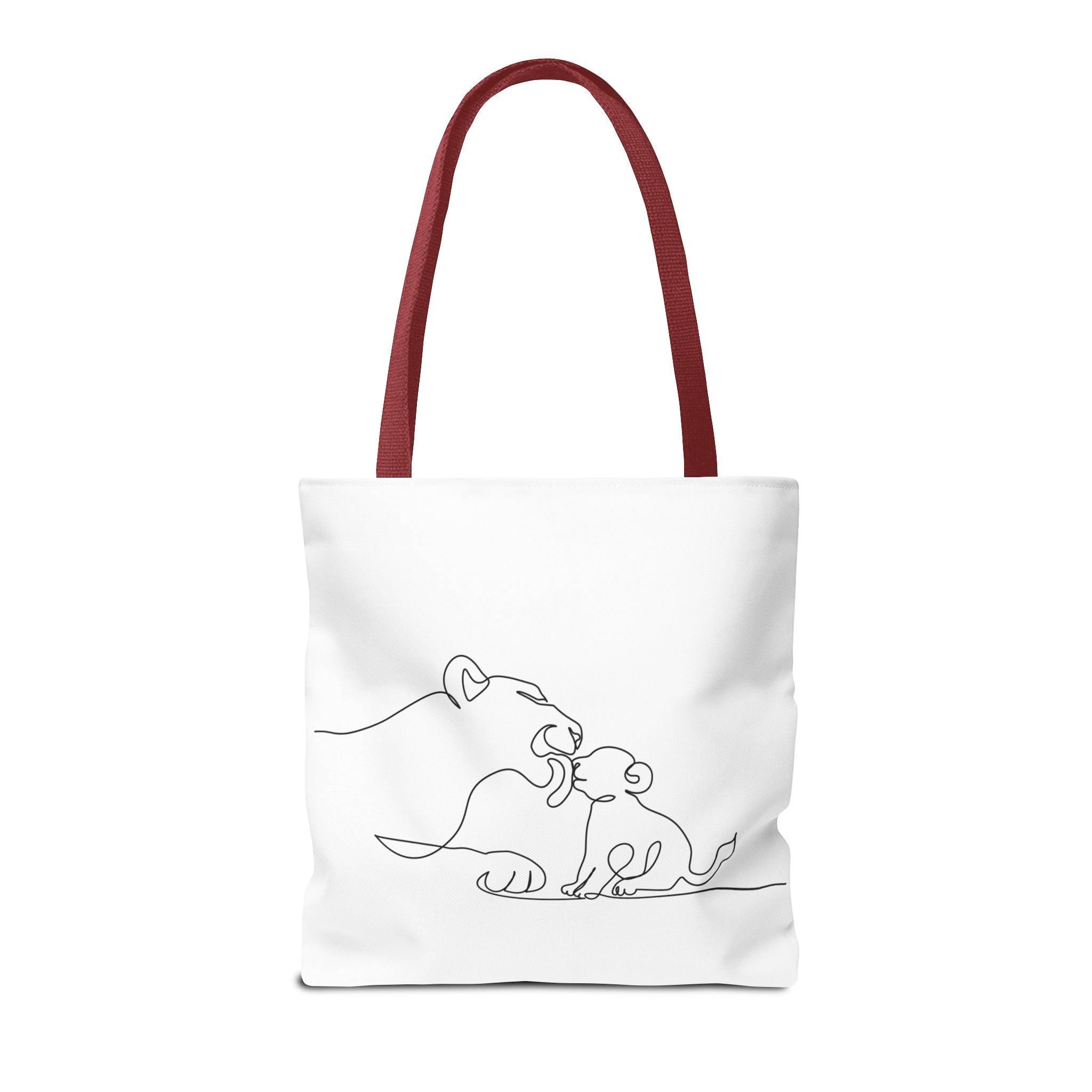 Lioness and Cub Tote Bag