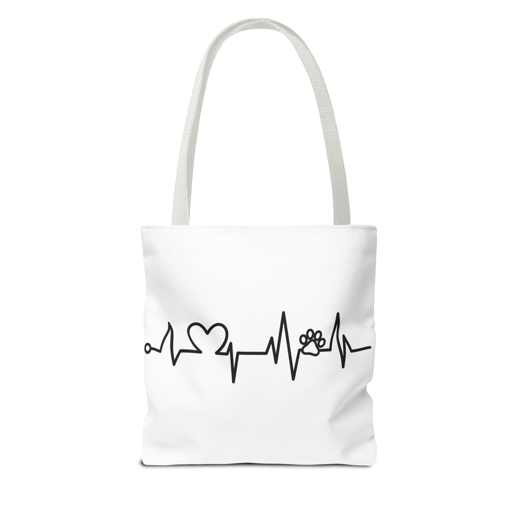 Animal ECG Tote Bag