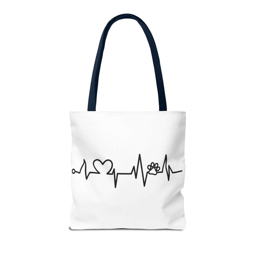Animal ECG Tote Bag