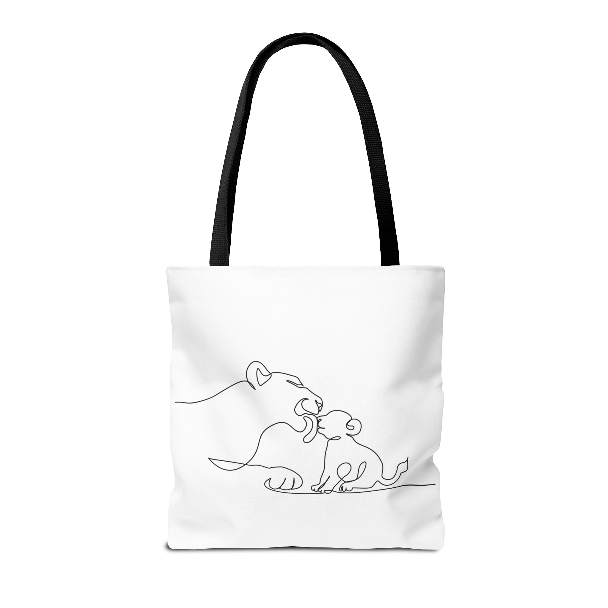 Lioness and Cub Tote Bag