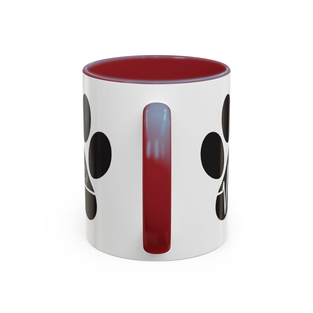 Elephant Paw Coffee Mug — Animal Rescue Heartbeat Accent Mug