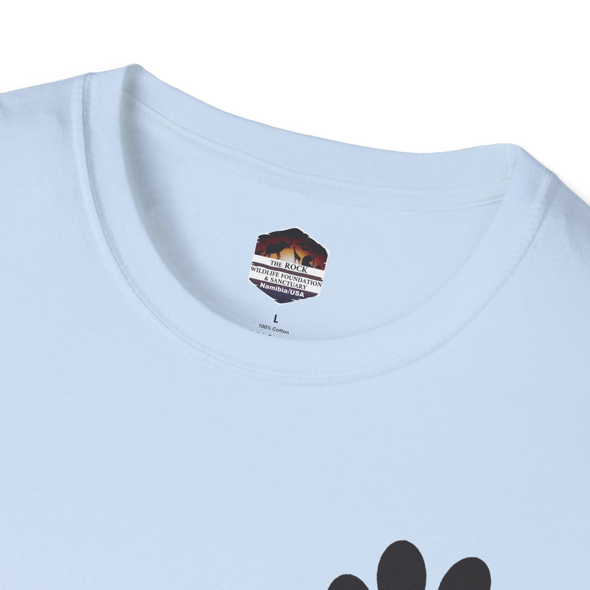T-Shirt — Paw & Heartbeat EKG Design (Pet Lover Tee)