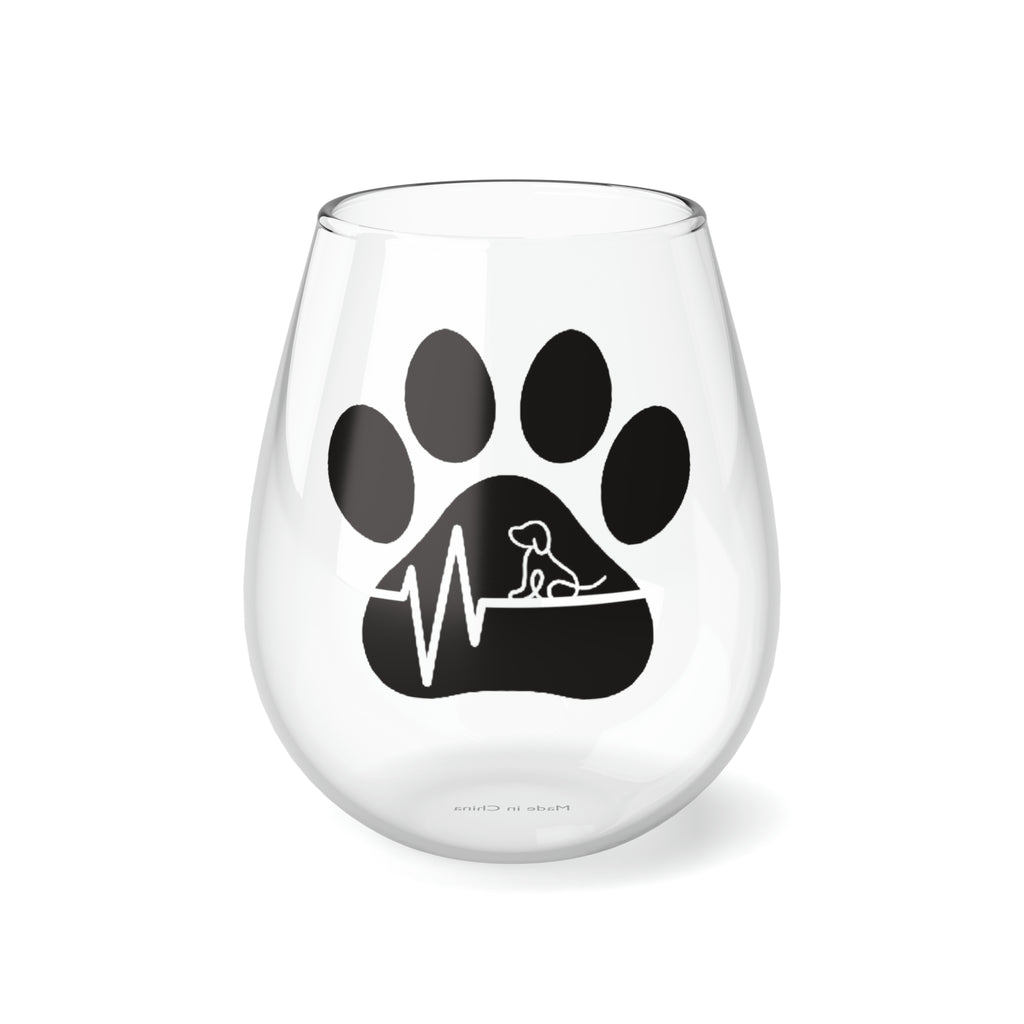Dog Wine Glass