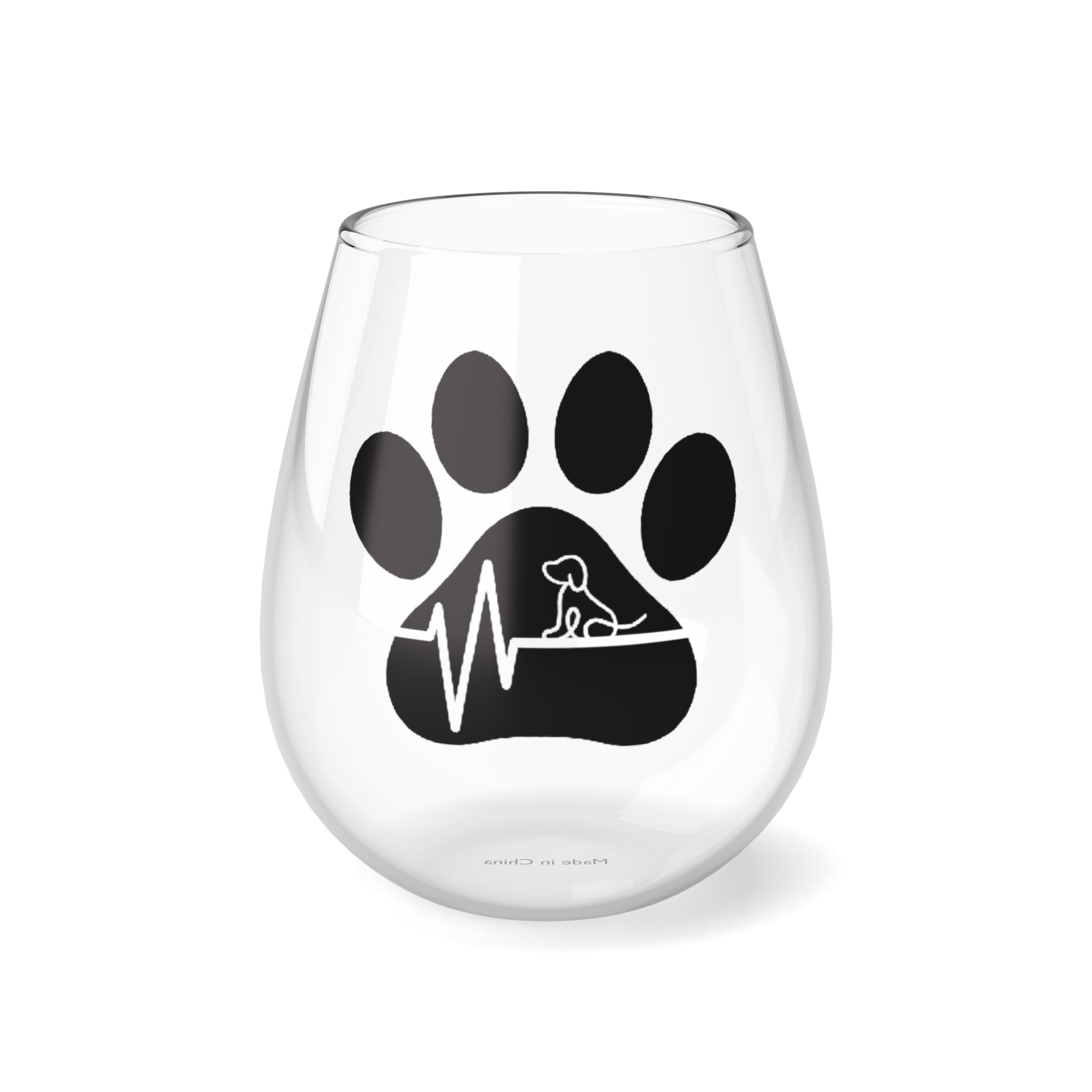 Dog Wine Glass