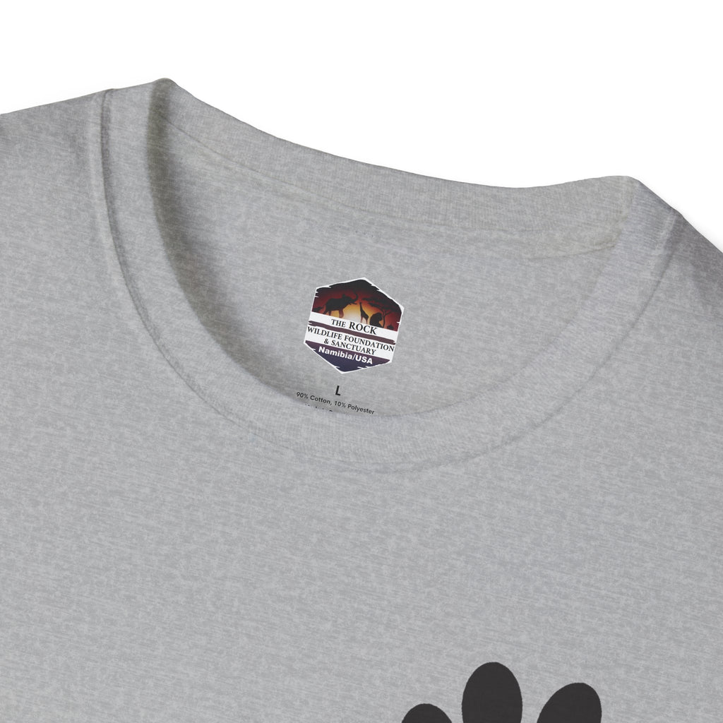 T-Shirt — Paw & Heartbeat EKG Design (Pet Lover Tee)