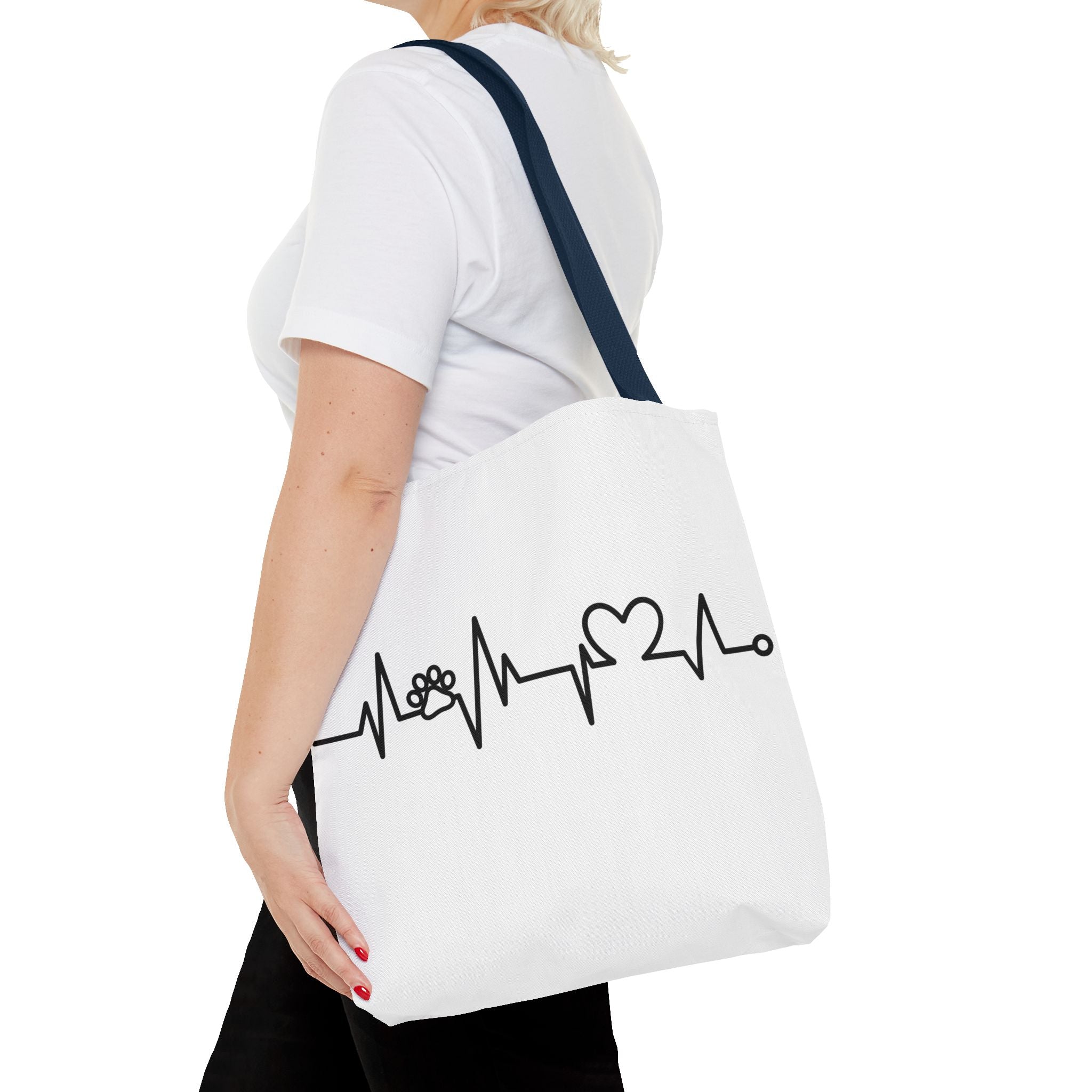 Animal ECG Tote Bag