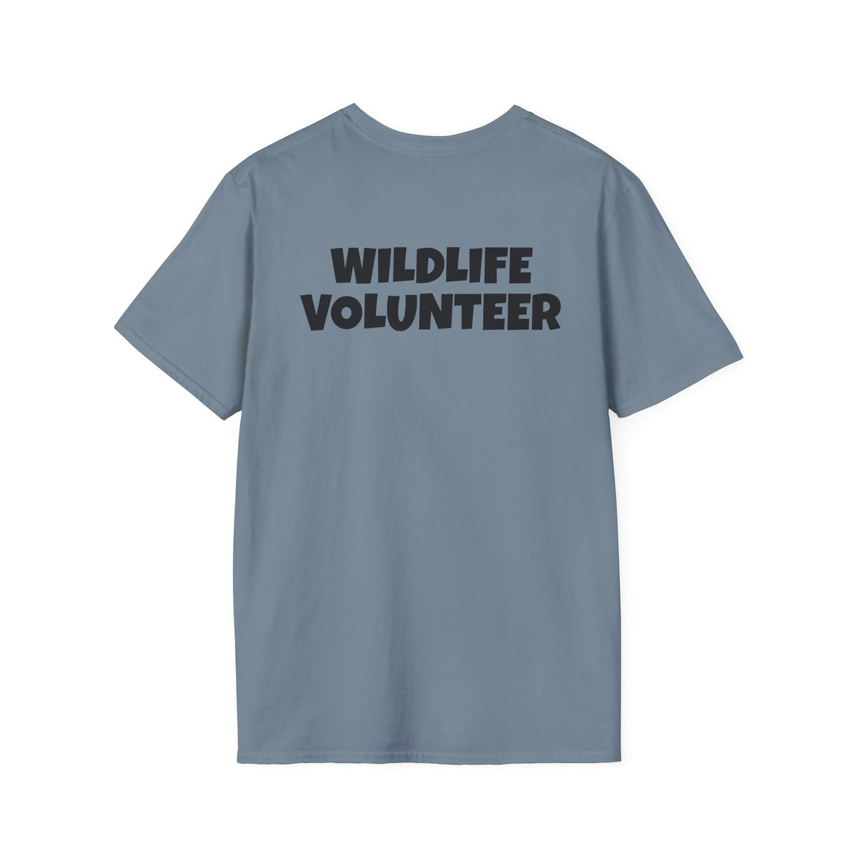 Wildlife Volunteer T-Shirt — Nature Rescue Pocket Logo Tee