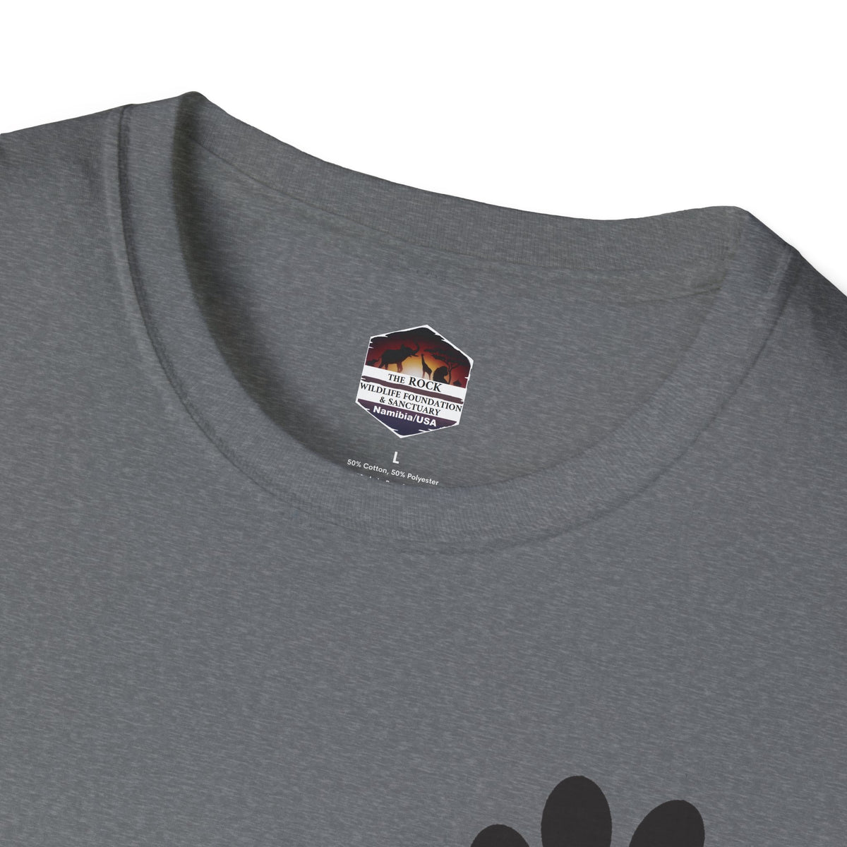 T-Shirt — Paw & Heartbeat EKG Design (Pet Lover Tee)