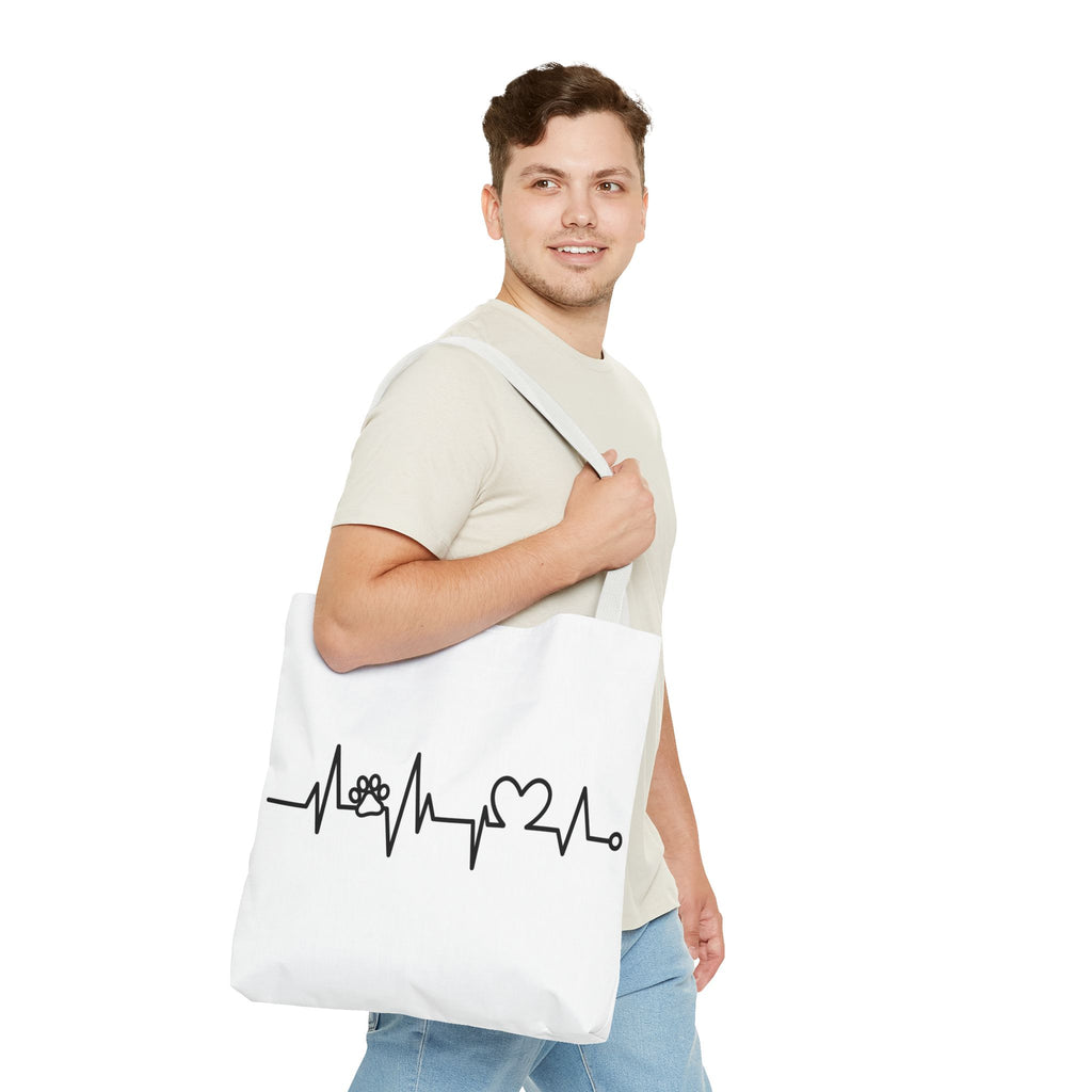 Animal ECG Tote Bag