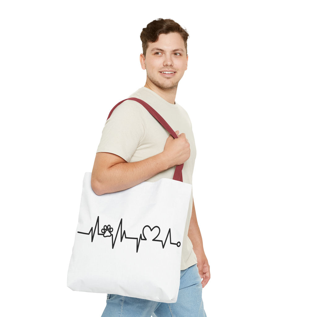 Animal ECG Tote Bag