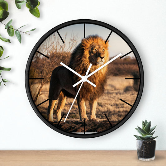 Lion Wall Clock