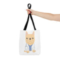 Doctor French Bulldog Tote Bag — Cute Vet Dogtor Canvas Tote