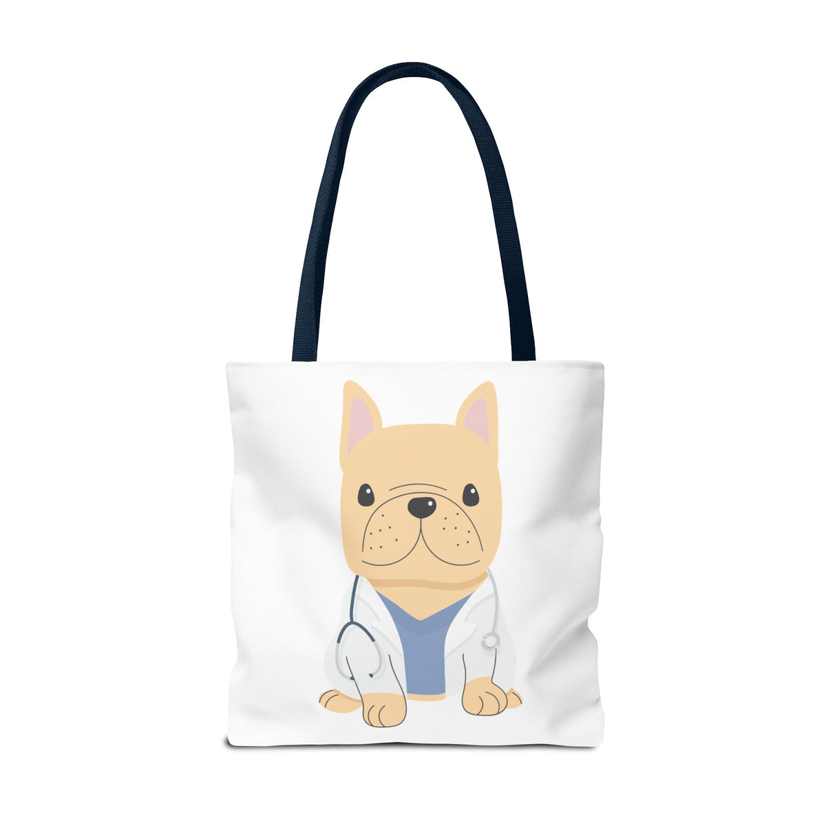 Doctor French Bulldog Tote Bag — Cute Vet Dogtor Canvas Tote