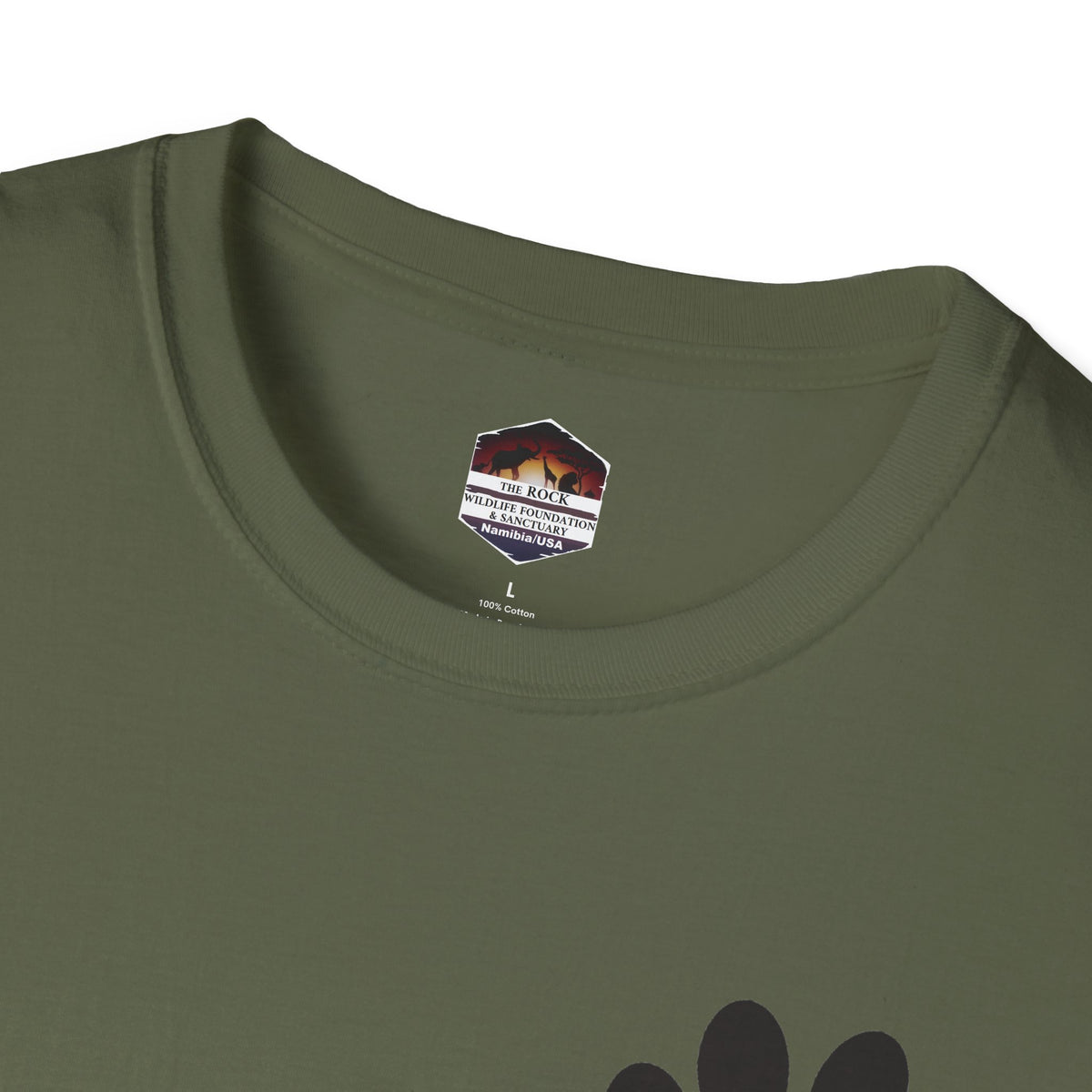 T-Shirt — Paw & Heartbeat EKG Design (Pet Lover Tee)