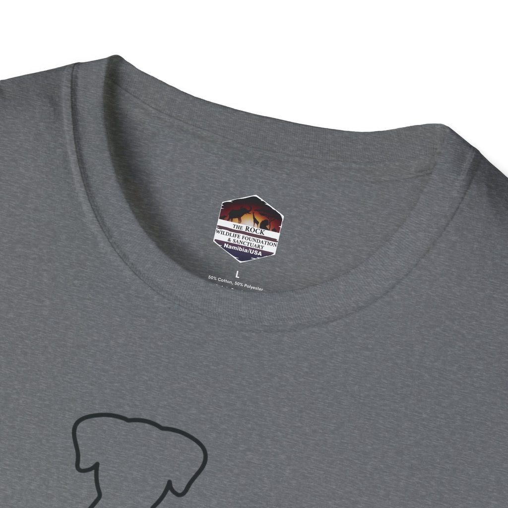 Dog and Cat Line Art T‑Shirt — Minimal Pet Silhouette Tee