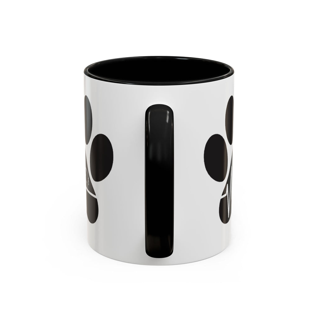 Elephant Paw Coffee Mug — Animal Rescue Heartbeat Accent Mug