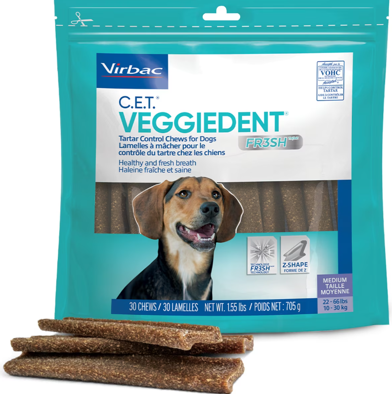Virbac C.E.T. VeggieDent Chews