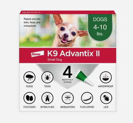 K9 Advantix II Flea & Tick Spot Treatment for Dogs