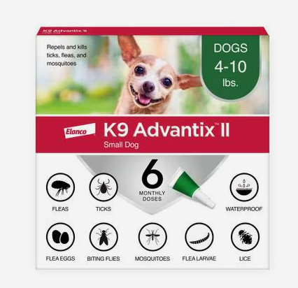 K9 Advantix II Flea & Tick Spot Treatment for Dogs