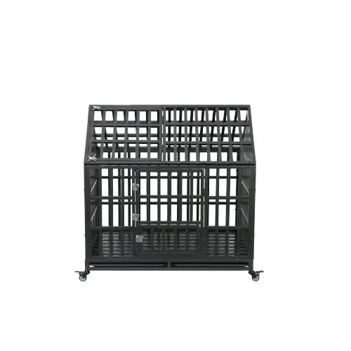 Heavy Duty Dog Crate with Roof