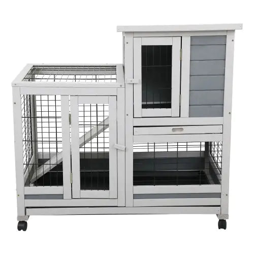 Outdoor Wooden Animal Hutch