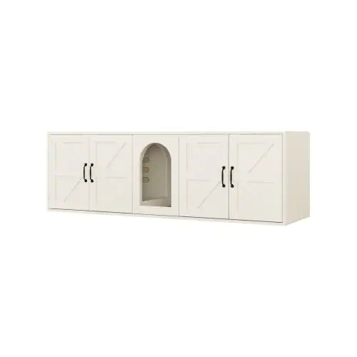 Modern Cat Litter Box Bench