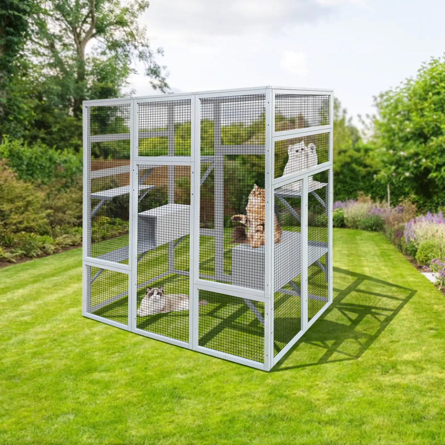 Large Outdoor Wooden Catio