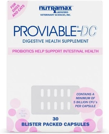 Proviable DC Probiotics & Prebiotics Digestive Supplement for Cats & Dogs