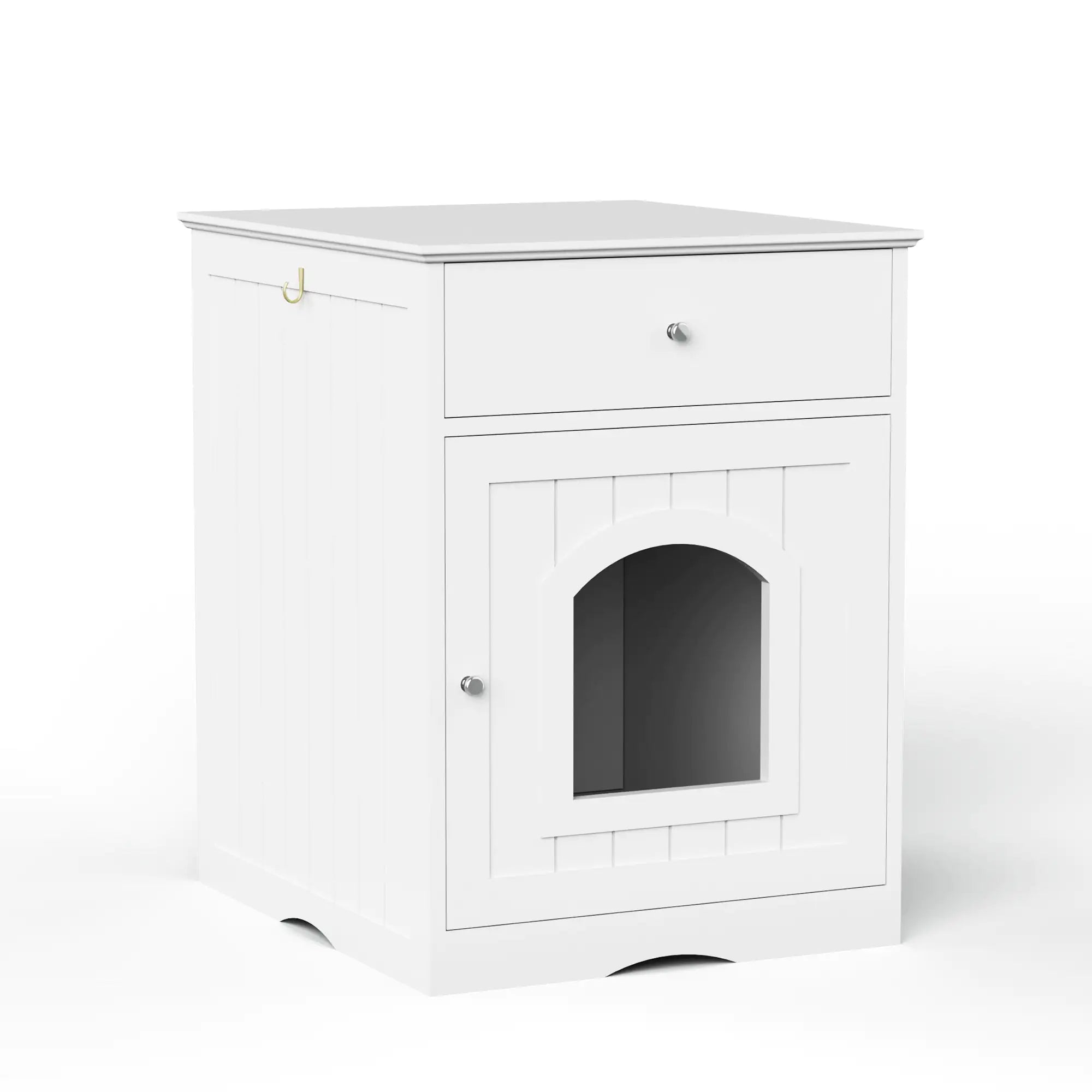 Wooden Pet House Cat Litter Box Enclosure