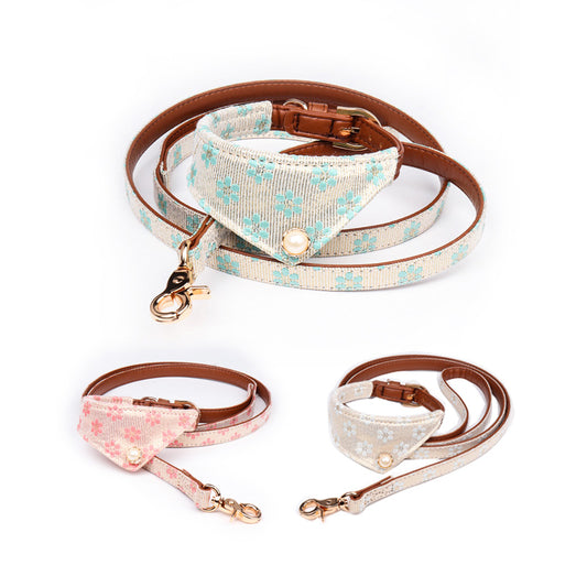 Dog Collar and Leash Set